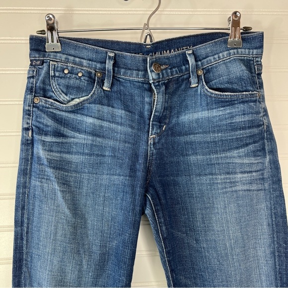 Citizens of Humanity Women's Jeans Size 26 Dani Cropped Straight Leg Stretch - Picture 2 of 13
